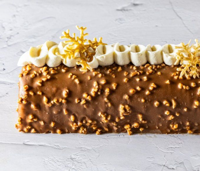 La Bûche Flocon Doré