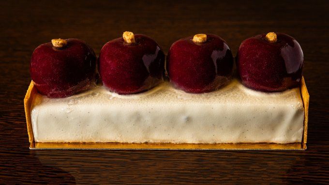 La Bûche Cœur de Pêche