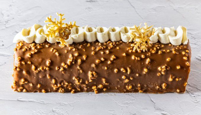 La Bûche Flocon Doré