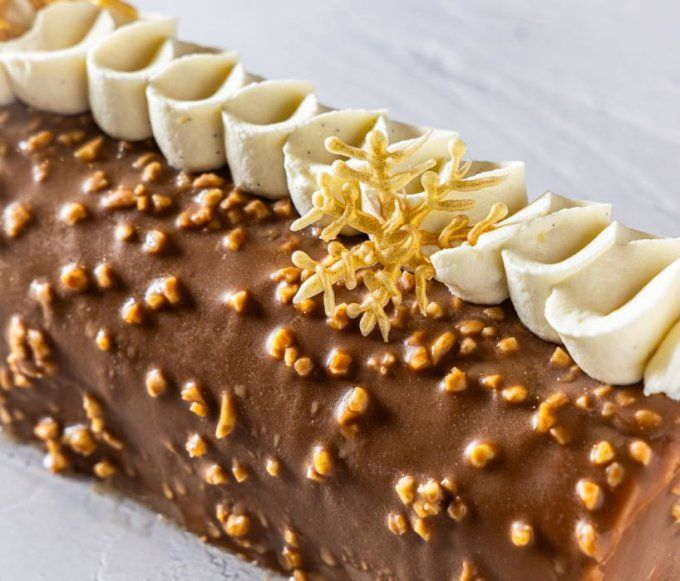 La Bûche Flocon Doré