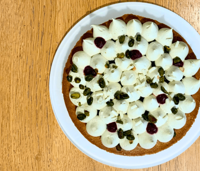 La Tarte Griottes Pistache