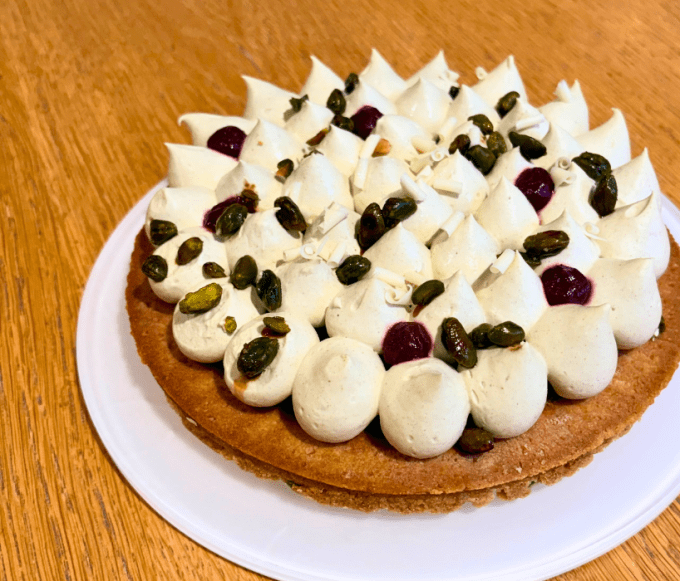 La Tarte Griottes Pistache
